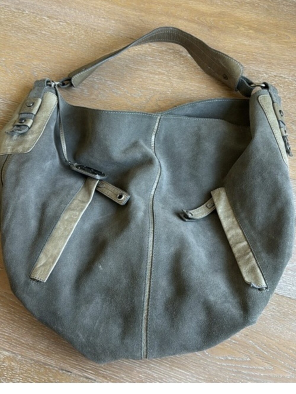 BCBGMAXAZRIA Real Suede Hobo Bag - Picture 12 of 14